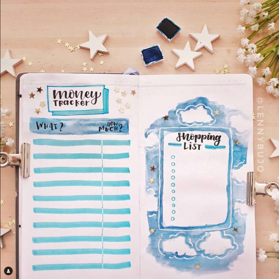 bullet journal tracker ideas