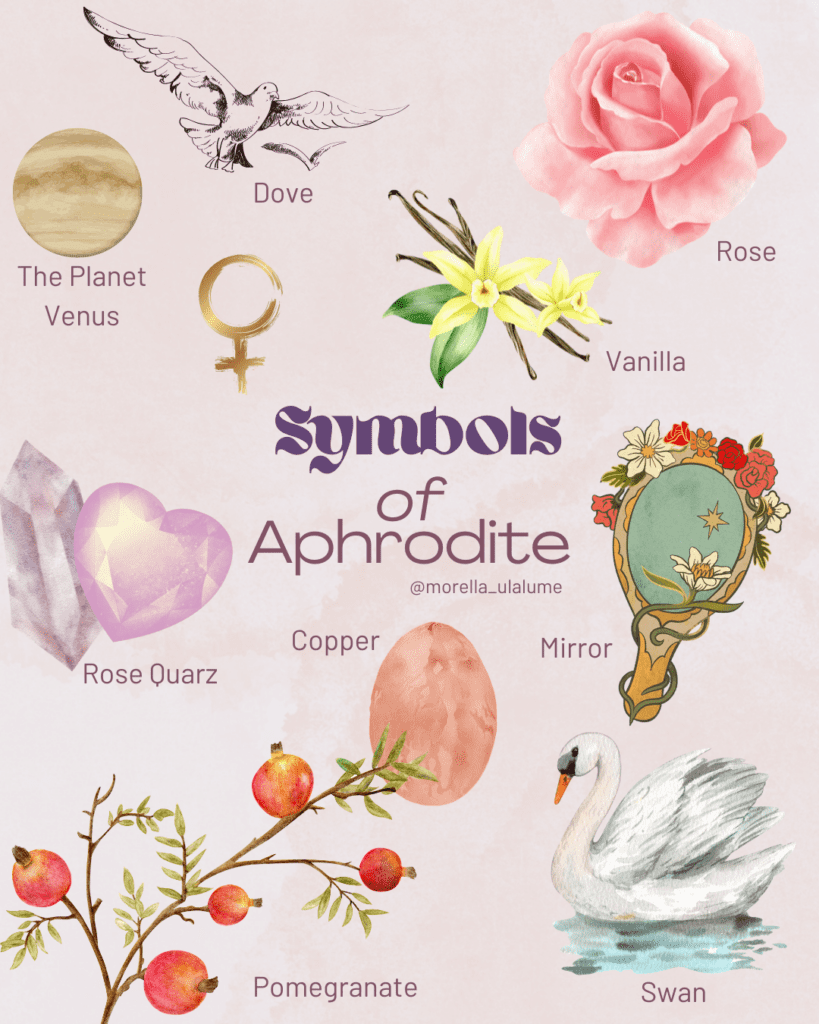 Aphrodite Witchcraft. Symbols of Aphrodite