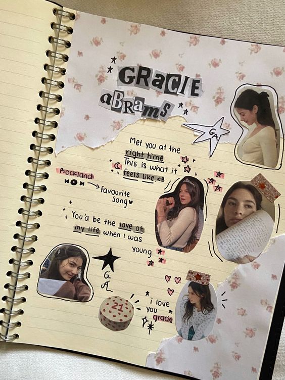 first page journal ideas